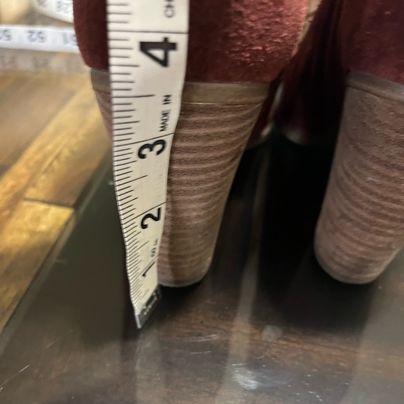 Vince Camuto Francia Leather Suede Ankle booties size 9 - Picture 9 of 11